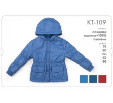 КТ109, куртка, плащівка, для дівчинки