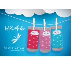 НК46, шкарпетки (1 пара), махрові, для дівчинки